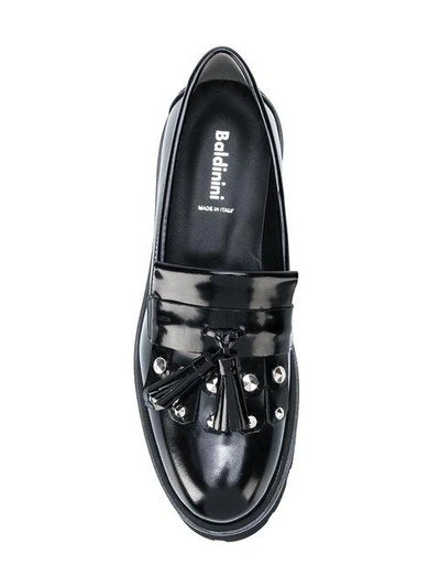 Shop Baldinini Tassel Loafers - Black