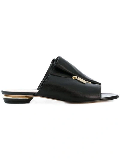 Shop Nicholas Kirkwood Kristen Mules In Black