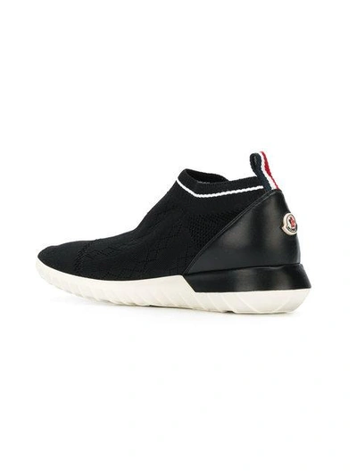 Shop Moncler Giroflee Sneakers In Black