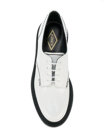 Shop Adieu Type 103 Derby Shoes In White