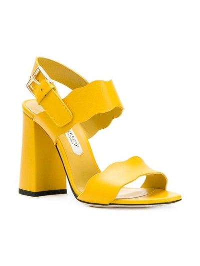 Shop Marskinryyppy Open Toe Sandals In Yellow