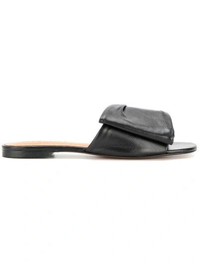 Shop Robert Clergerie Igad Slippers In Black
