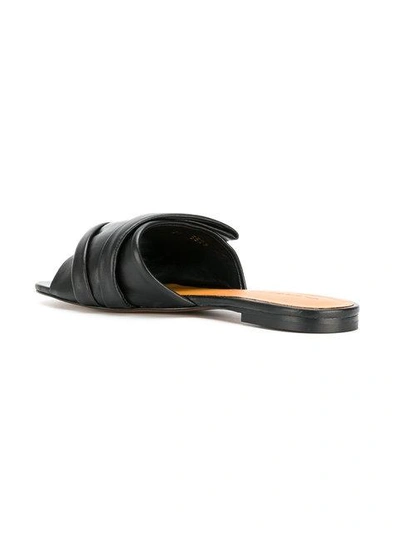 Shop Robert Clergerie Igad Slippers In Black