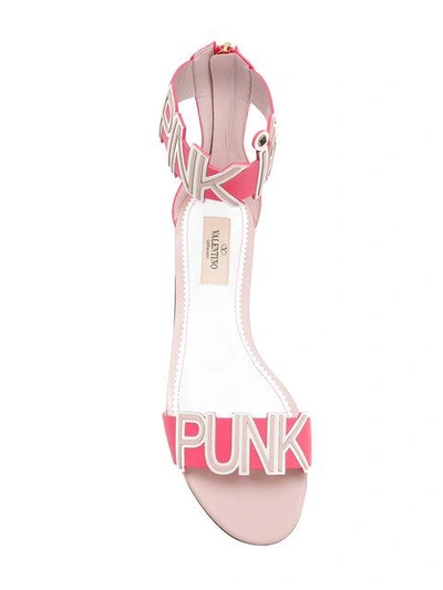 Shop Valentino Garavani Pink Punk Sandals