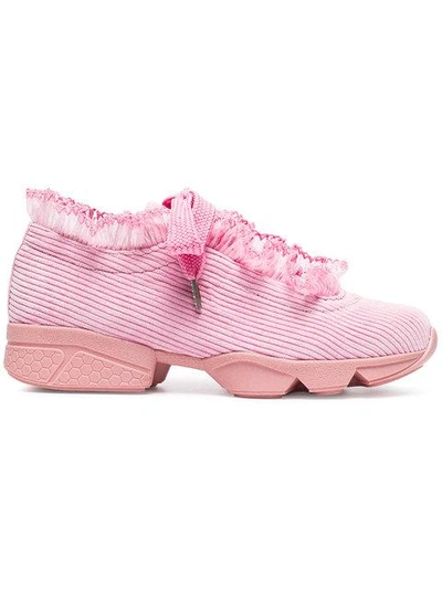 Ganni Dee Knit Sneakers In Pink | ModeSens