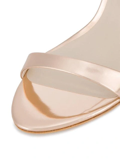 Shop Sophia Webster Rose Gold Rosalind Crystal 110 Leather Sandals In Pink