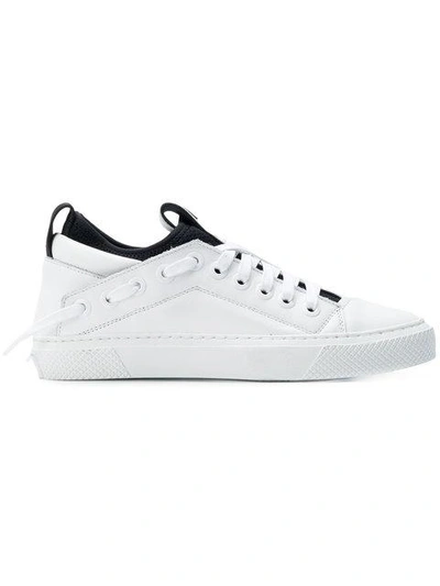 Shop Bruno Bordese Lace Up Sneakers - White