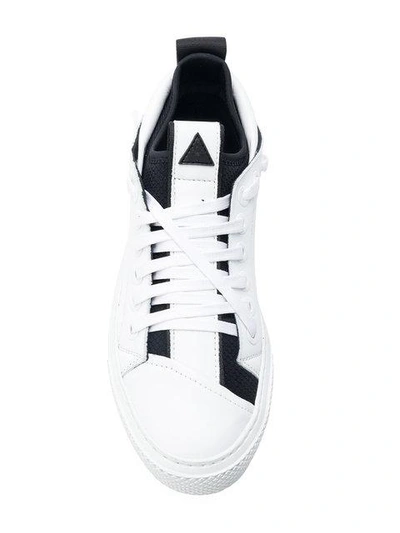 Shop Bruno Bordese Lace Up Sneakers - White
