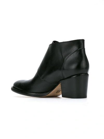 Shop Sarah Chofakian Leather Boots In Black