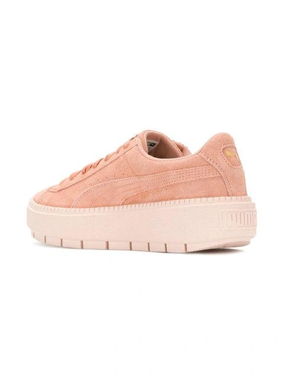 Shop Puma Platform Sneakers In 05 Peach Beije