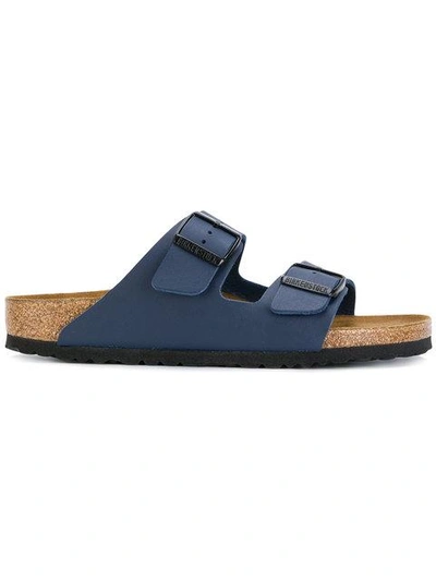 Shop Birkenstock Buckle-strap Sandals In Blue