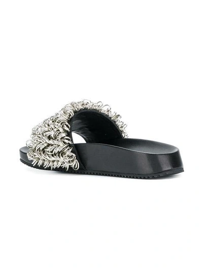 Shop Alexander Wang Embellished Slides