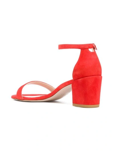 Shop Stuart Weitzman Open-toe Sandals - Red