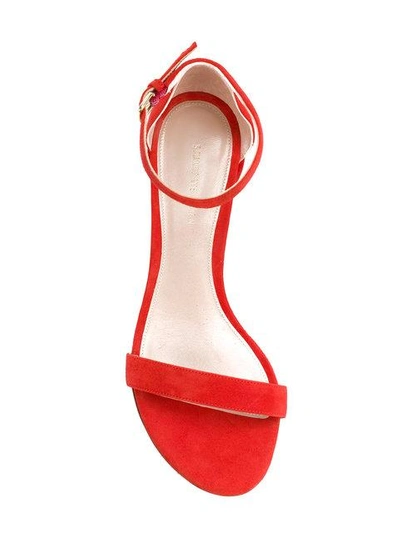 Shop Stuart Weitzman Open-toe Sandals - Red