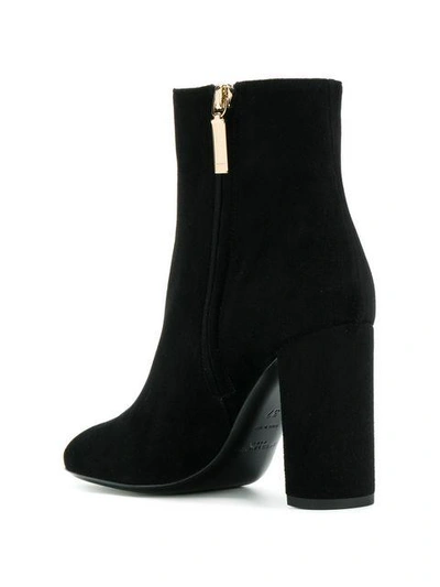 Shop Saint Laurent Loulou 95 Ankle Boots - Black