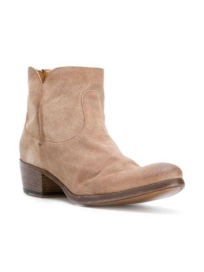 Shop Pantanetti Ankle Boots In Brown