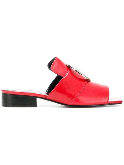 Shop Dorateymur Harput Mules - Red