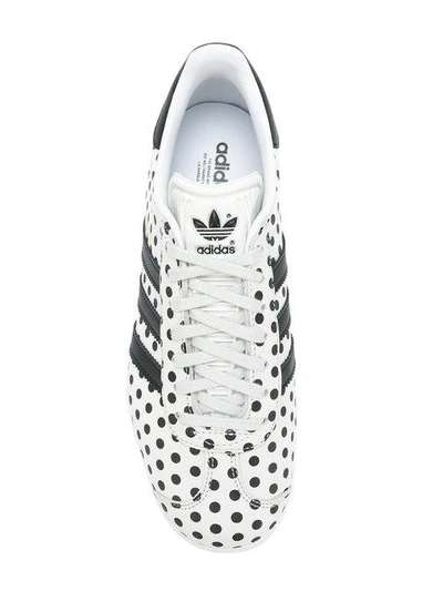 Adidas Originals Adidas Gazelle Polka Dot Sneakers - White | ModeSens