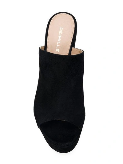 Shop Deimille High Wedge Sandals - Black