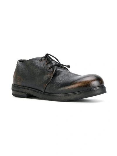 Shop Marsèll Worn Effect Brogues - Black