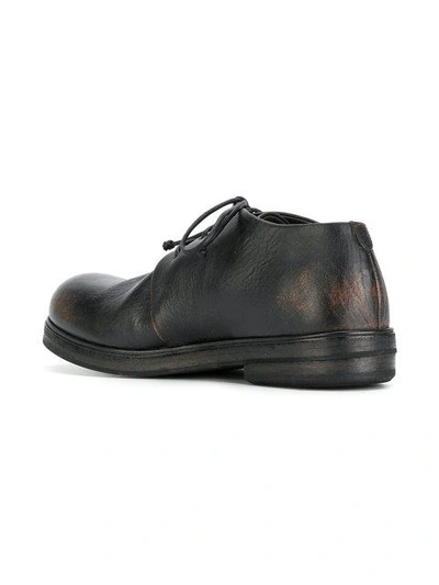 Shop Marsèll Worn Effect Brogues - Black