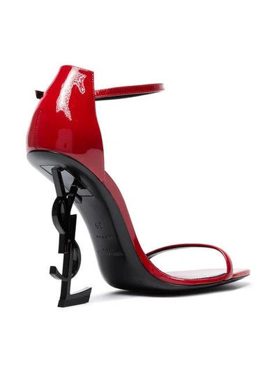 Shop Saint Laurent Opyum Sandals - Red