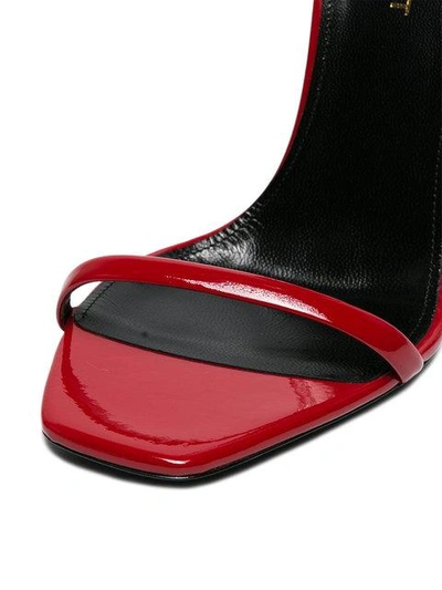 Shop Saint Laurent Opyum Sandals - Red