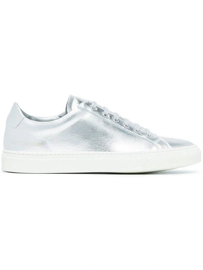 Shop Common Projects Achilles Low Top Sneakers - Metallic