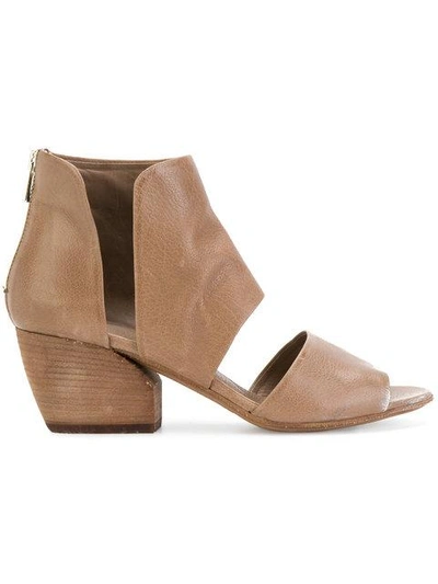 Shop Officine Creative Blanc Sandals In Brown