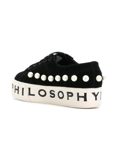 Shop Philosophy Di Lorenzo Serafini Superga X Philosophy Sneakers In Black