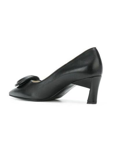 Shop Marni Leather Plaque Pumps