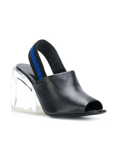 Shop 3.1 Phillip Lim / フィリップ リム Plexi Heel Slingback Sandals In Black