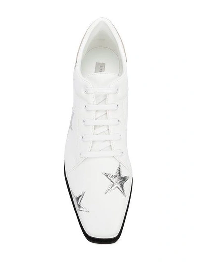 Shop Stella Mccartney Elyse Platform Shoes In White