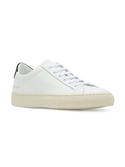 Shop Common Projects Achilles Retro Sneakers In White