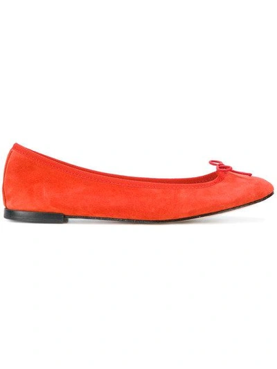 Shop Repetto Classic Ballerina Pumps In Ryad Red