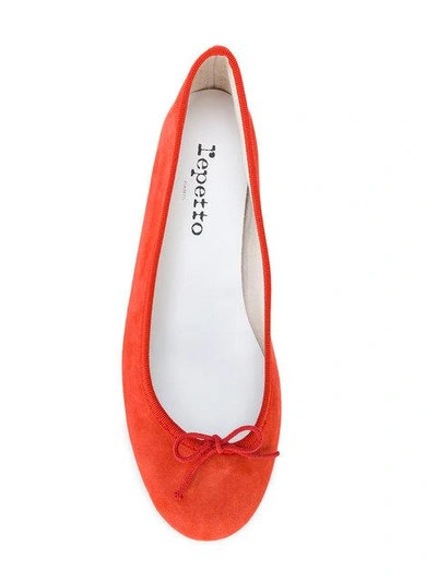 Shop Repetto Classic Ballerina Pumps In Ryad Red