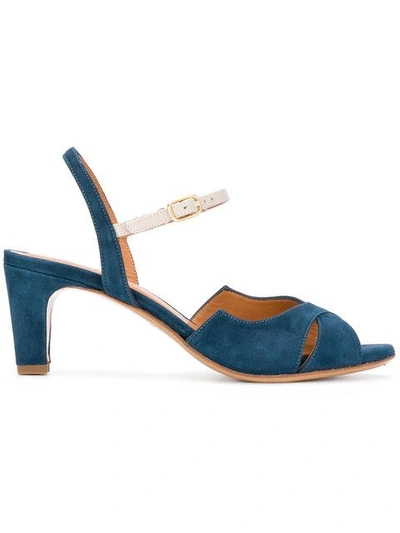 Shop Chie Mihara Mid Heel Sandals - Blue