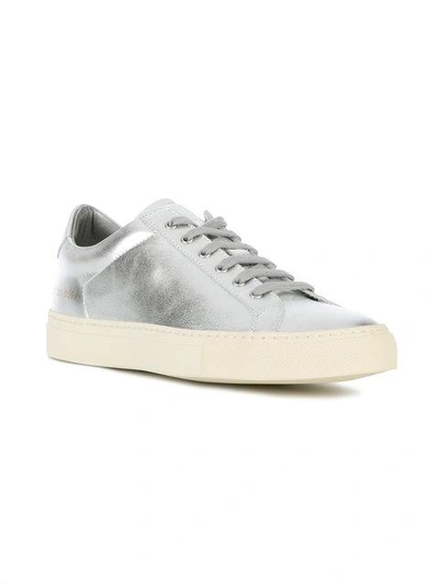 Shop Common Projects Achilles Retro Sneakers In Metallic