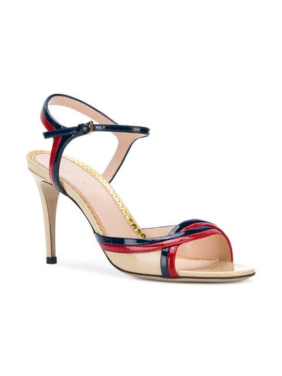 Shop Gucci Millie Sandals In Multicolour