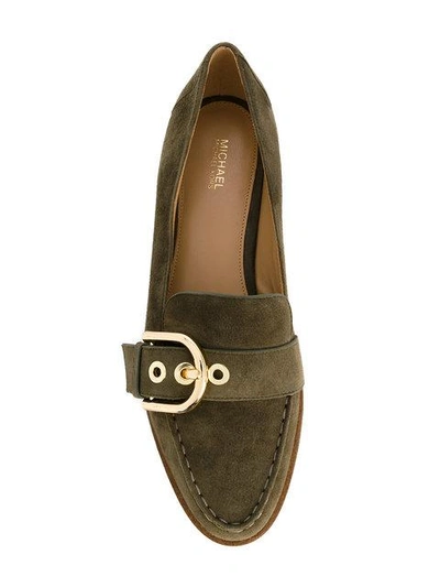 Shop Michael Michael Kors Loafers With Buckle - Green