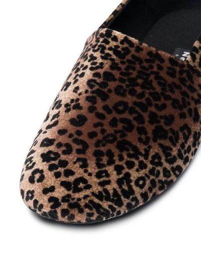 Shop Newbark Leopard Print Jacks Velvet Loafers