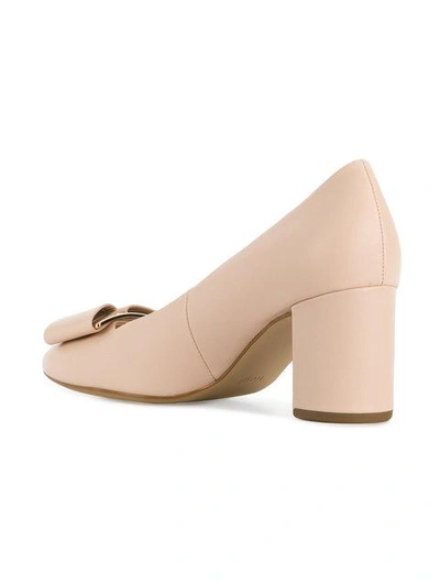 Shop Hogl Bow Detail Pumps In Neutrals