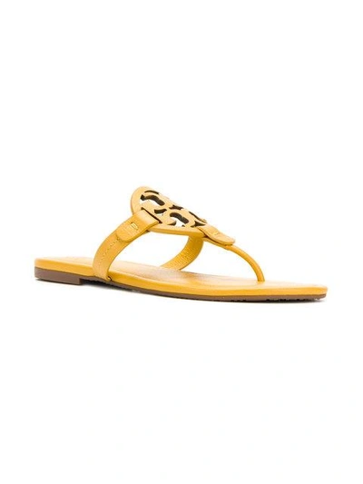 Shop Tory Burch Laser Cut Logo Sandals