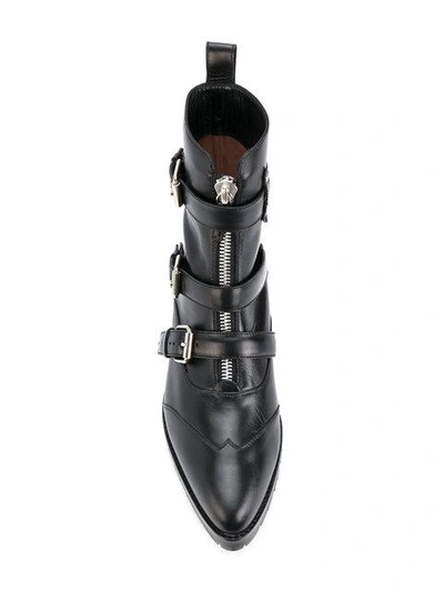 Shop Tabitha Simmons Pointed Toe Buckle Boots