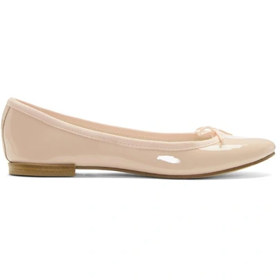 Shop Repetto Pink Patent Cendrillon Ballerina Flats In 1160 Bambino