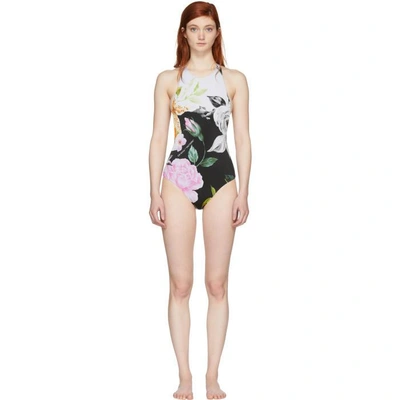Shop Off-white Multicolor Floral Active Swimsuit