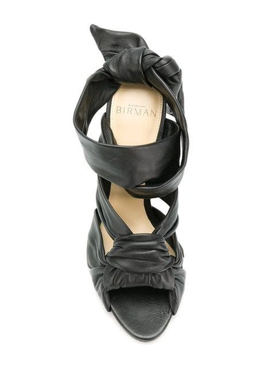 Shop Alexandre Birman Maleah Sandals In Black
