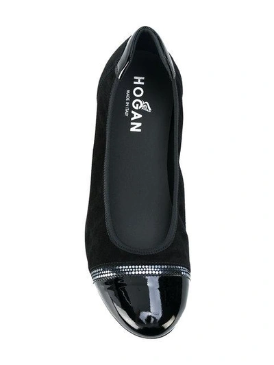 Hogan Sequin Front Ballerinas