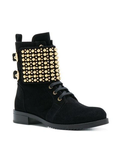 Shop Loriblu Stiefeletten Mit Nieten In Black