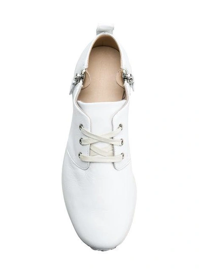 Shop Diesel S-zipher Sneakers - White